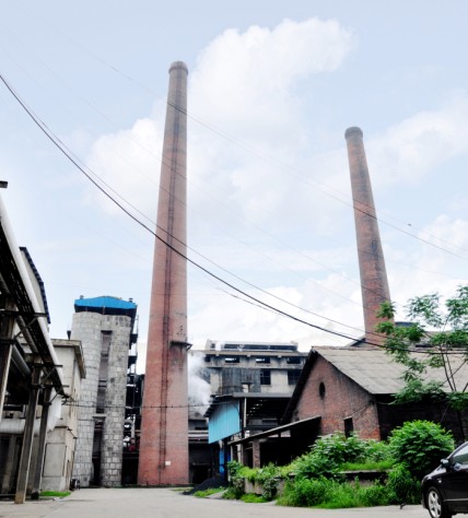 湘潭堿業(yè)有限公司60米磚砌煙囪