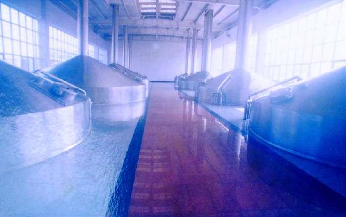 湖南燕京啤酒廠(chǎng)糖化車(chē)間二層設(shè)備安裝